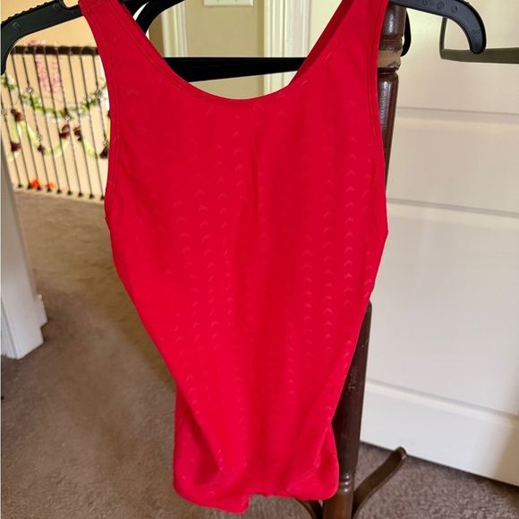 Athletic Girls' One Piece Swimsuit, Infinity Splice Thick Strap Bathing Suit- 14 - Picture 2 of 8